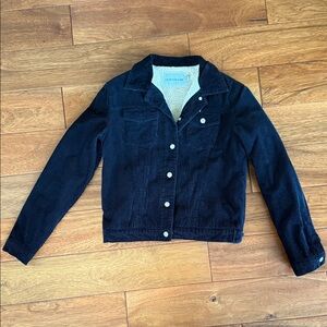 Calvin Klein Collection Black Corduroy Jacket